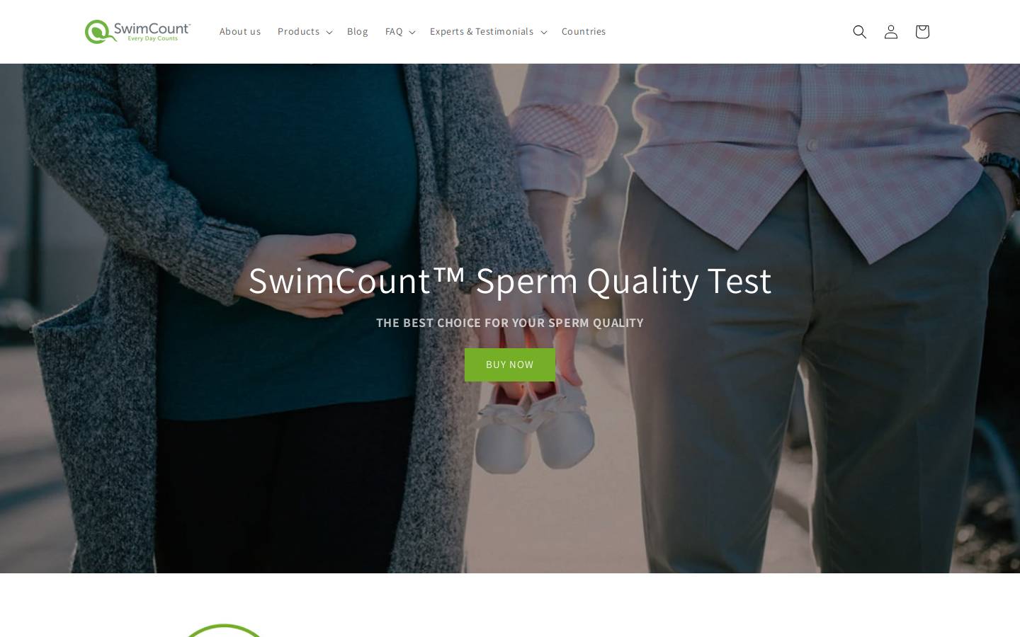 swimcount.eu homepage screenshot