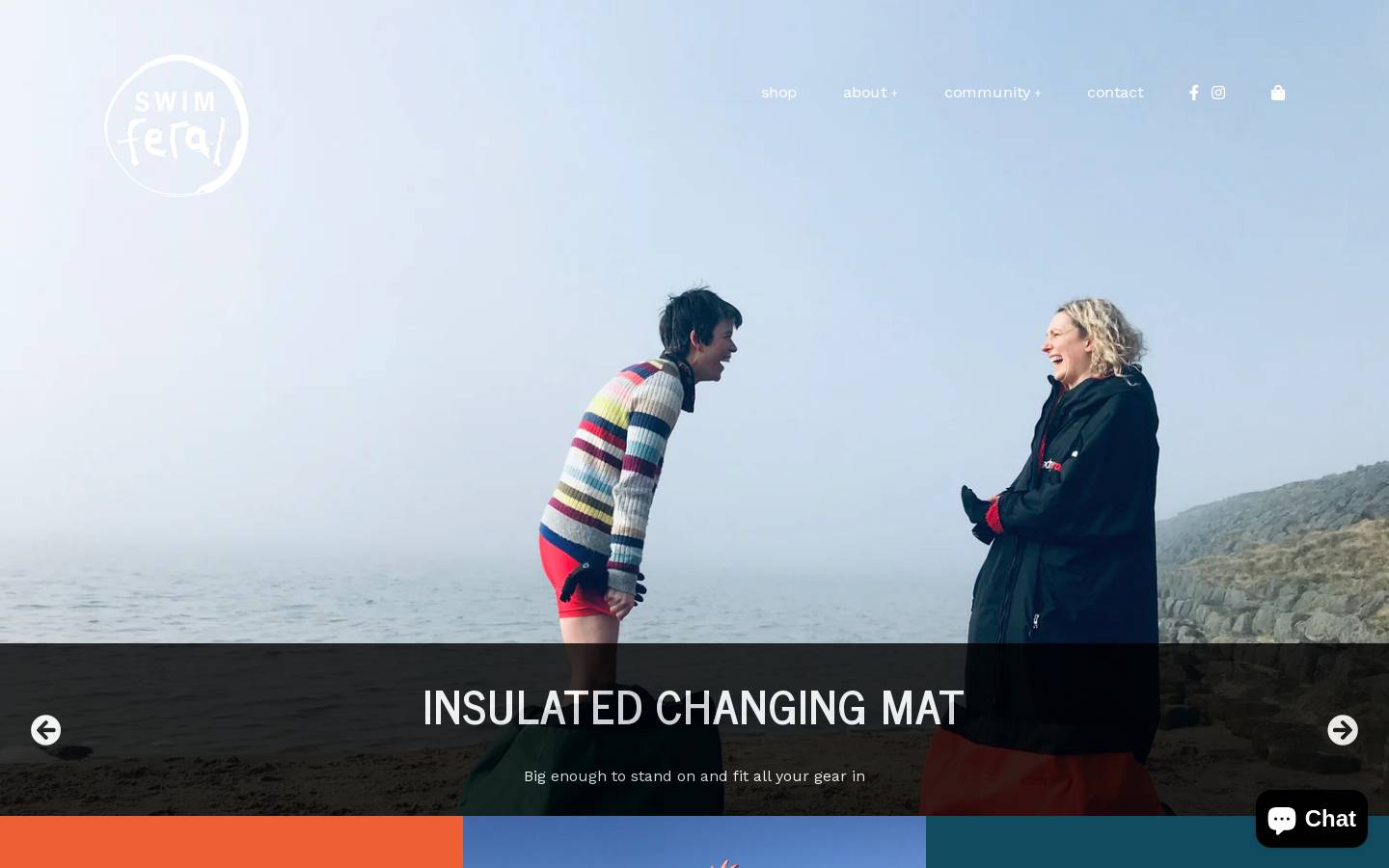 swimferal.com homepage screenshot