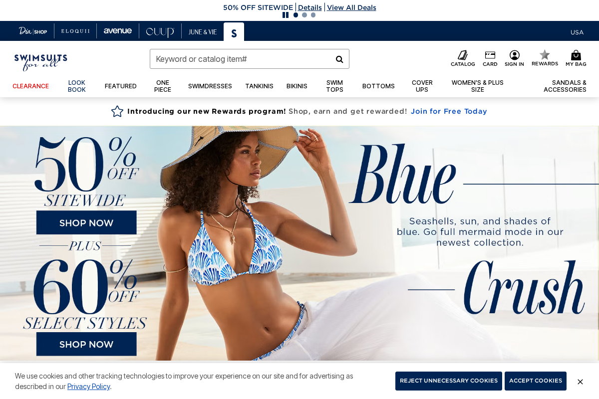 Swimsuits For All homepage screenshot