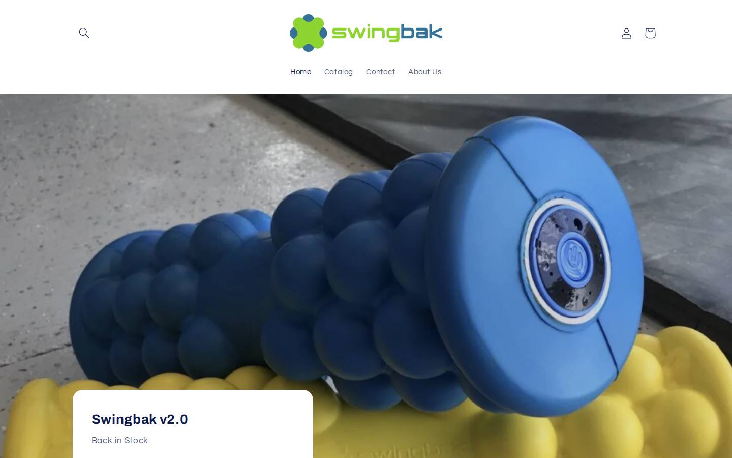 swingbak.com homepage screenshot