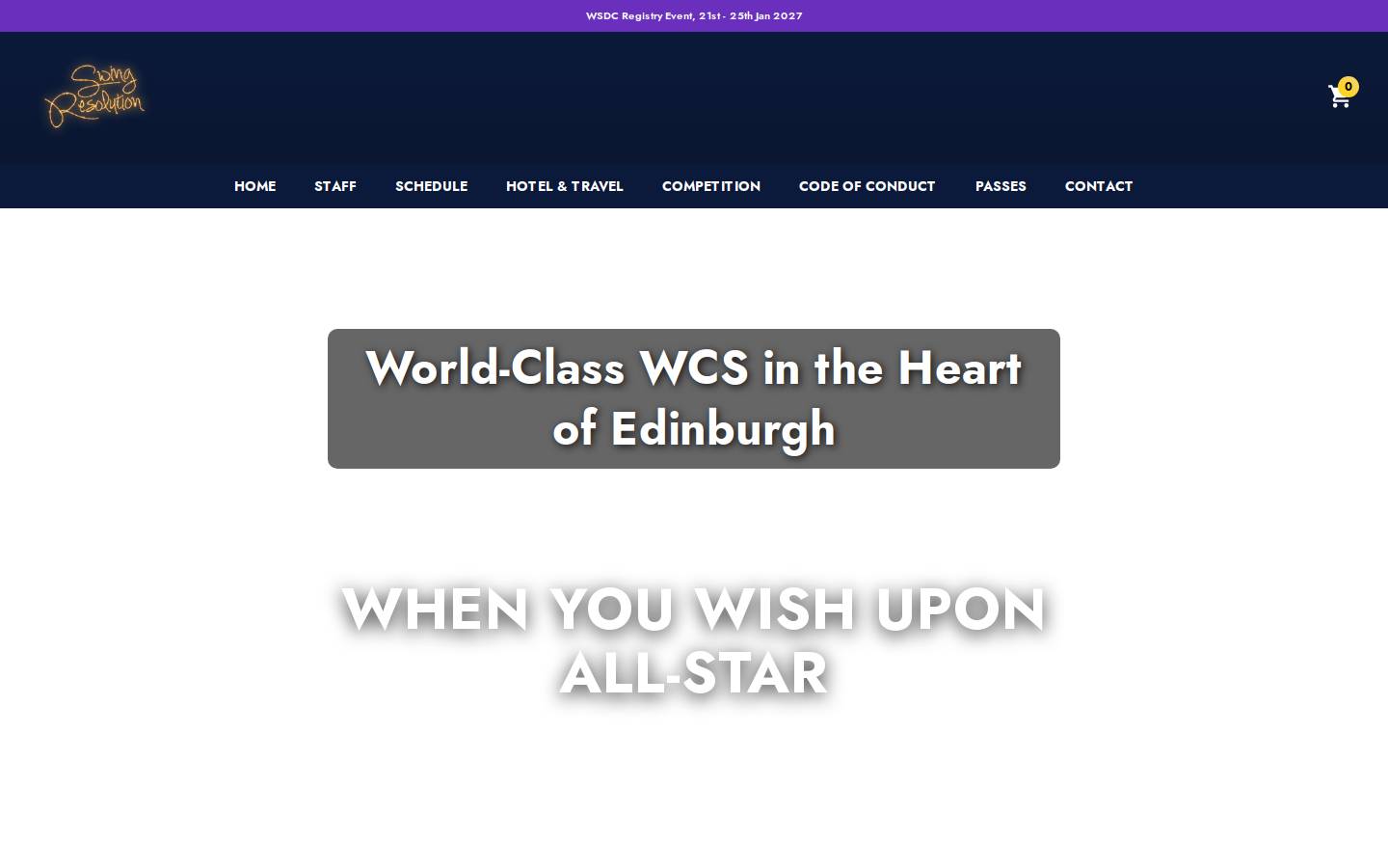 swingresolution.com homepage screenshot