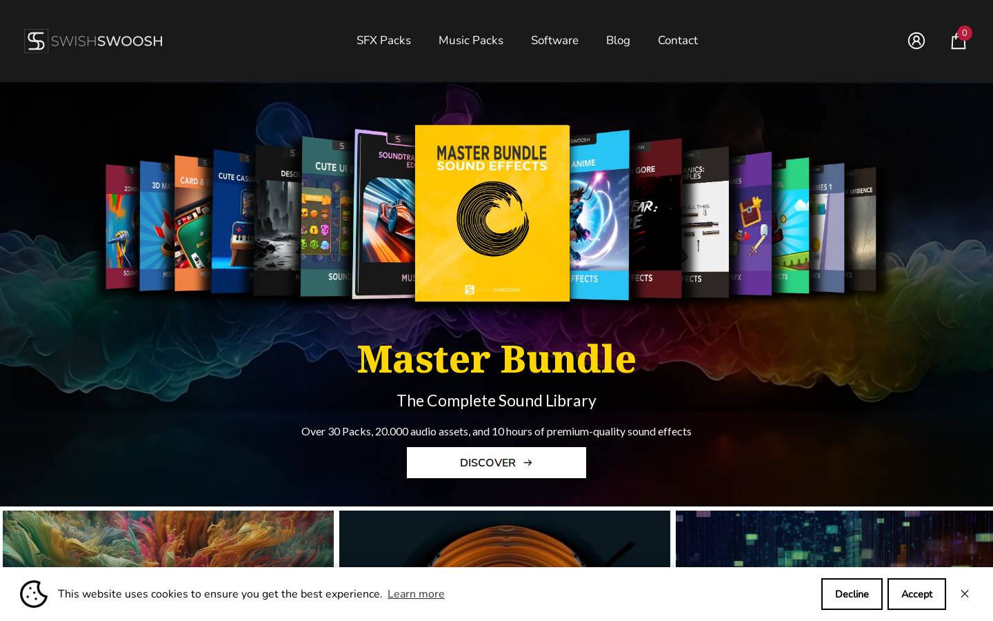 swish-swoosh.com homepage screenshot