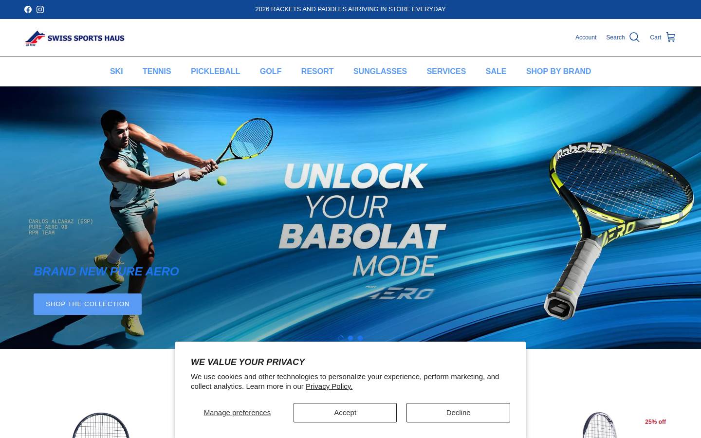 swiss-sports-haus.com homepage screenshot