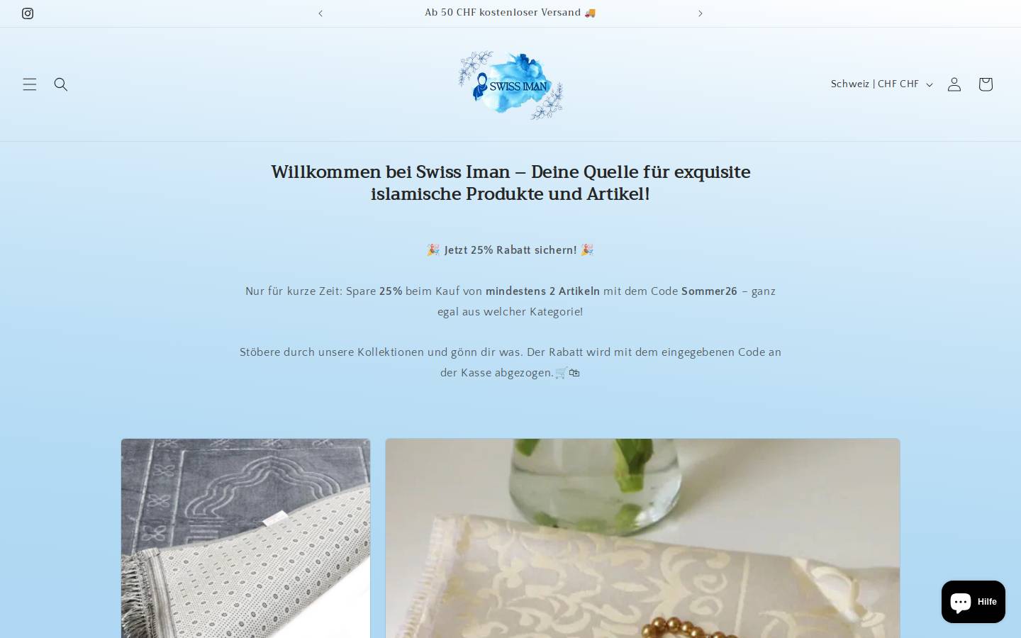 swissiman.com homepage screenshot