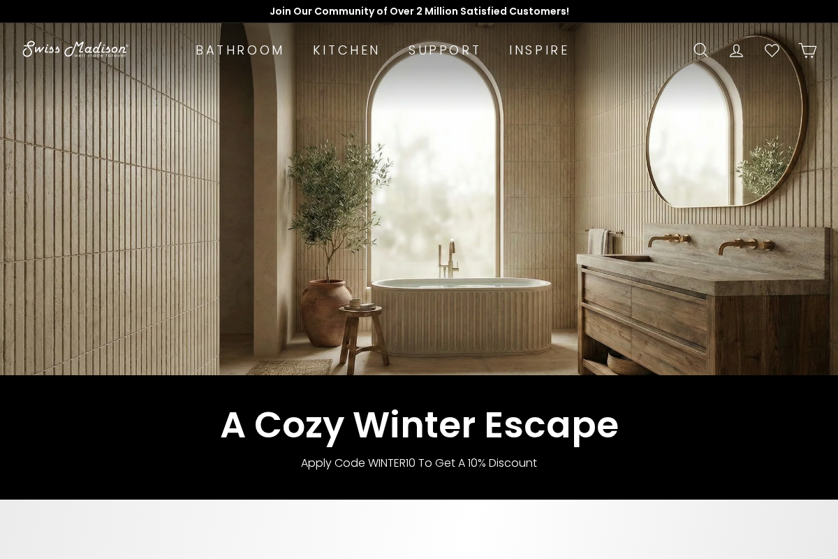 Swiss Madison - well made forever homepage screenshot