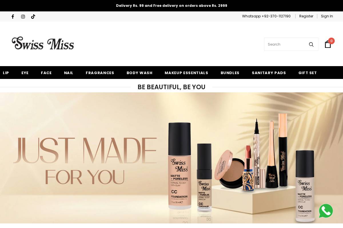 swissmiss.pk homepage screenshot