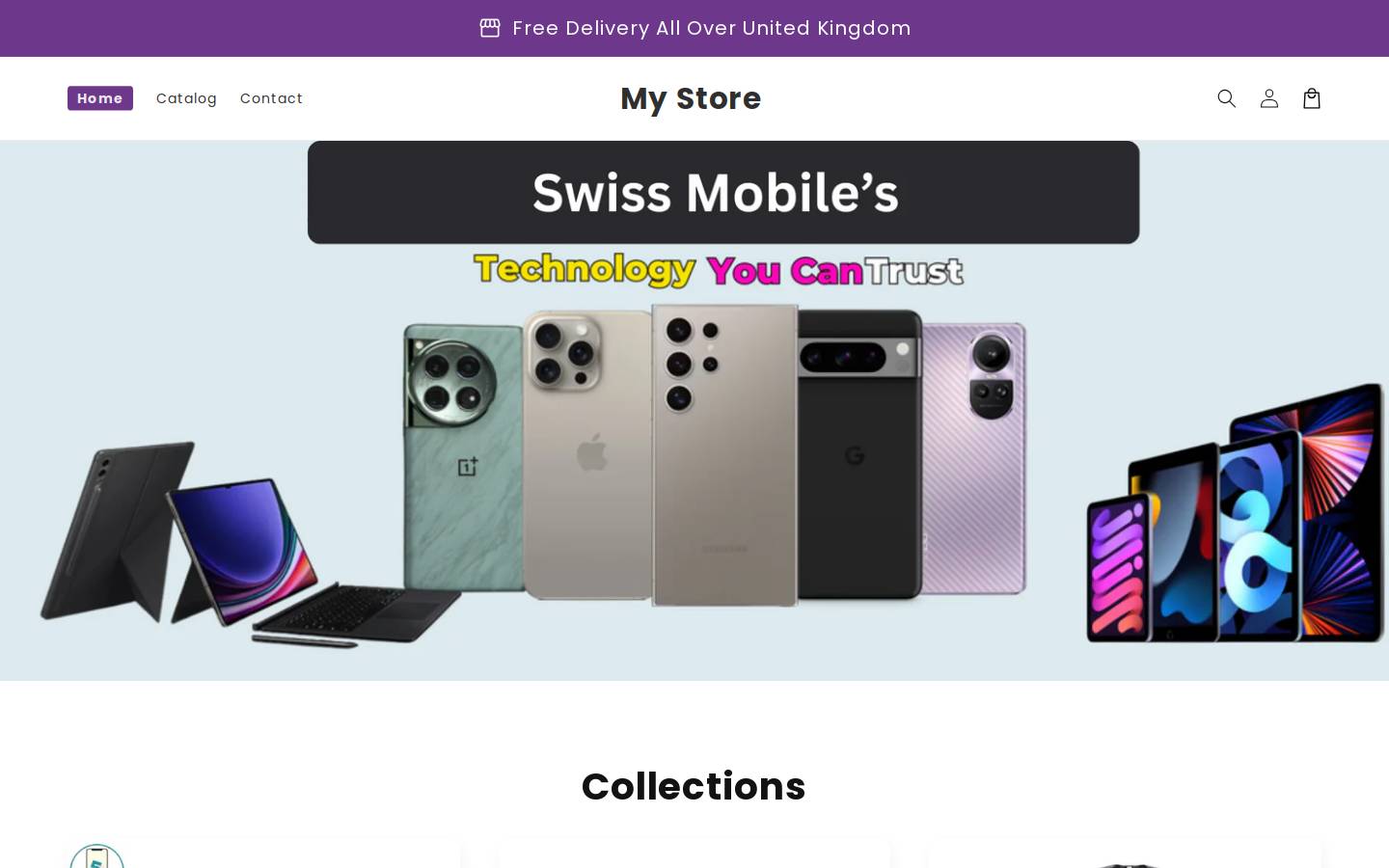 swissmobiles.com homepage screenshot