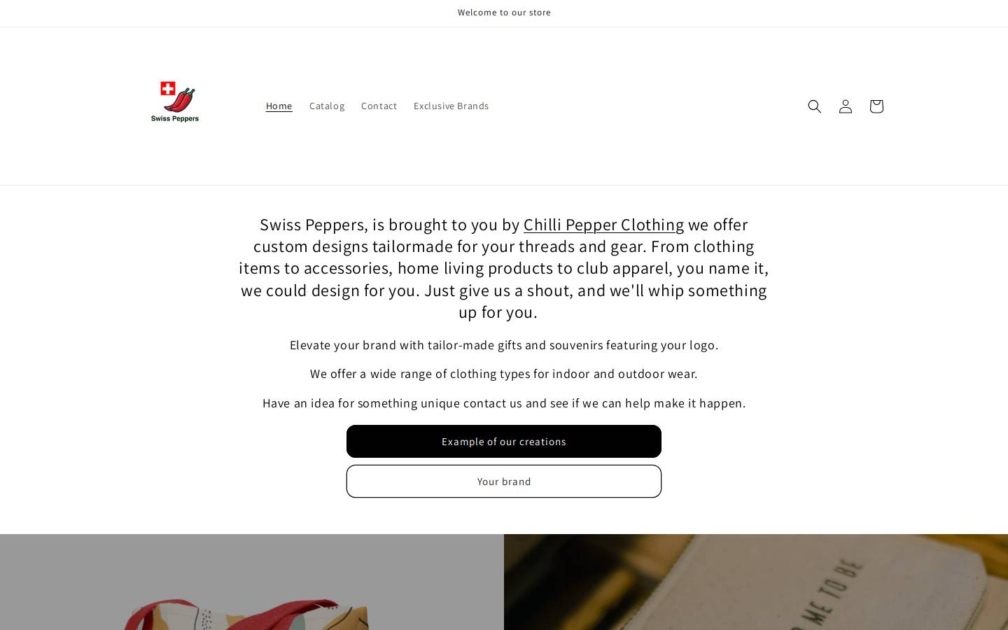 swisspeppers.com homepage screenshot