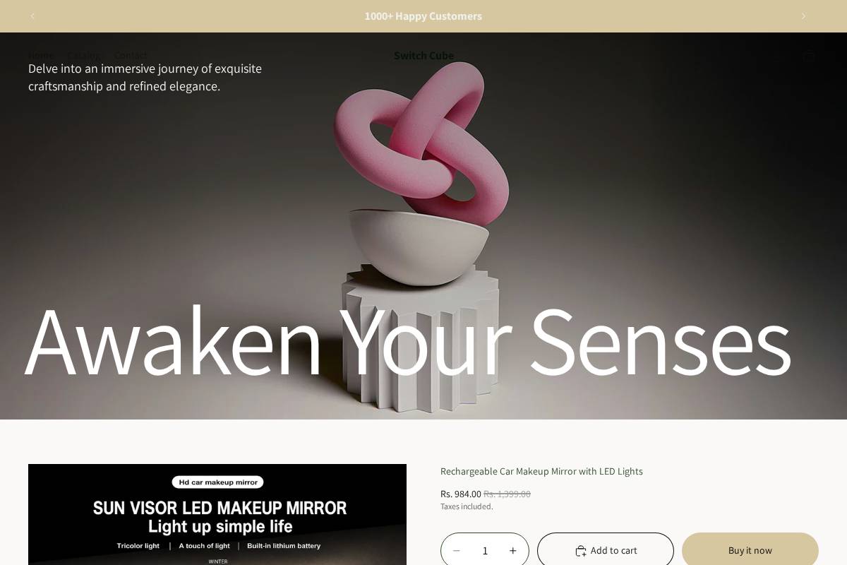 switchcube.shop homepage screenshot