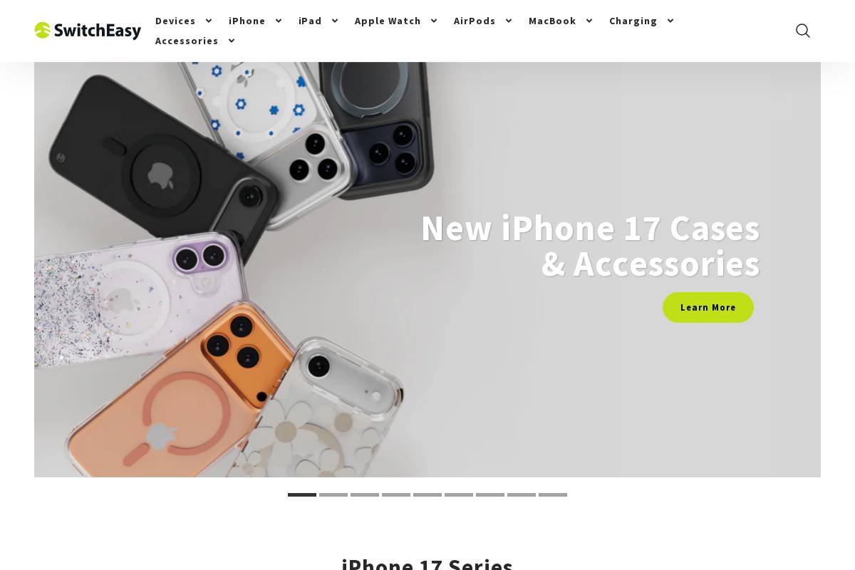 Switcheasy homepage screenshot