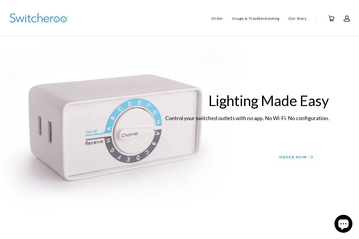 switcheroo.com homepage screenshot