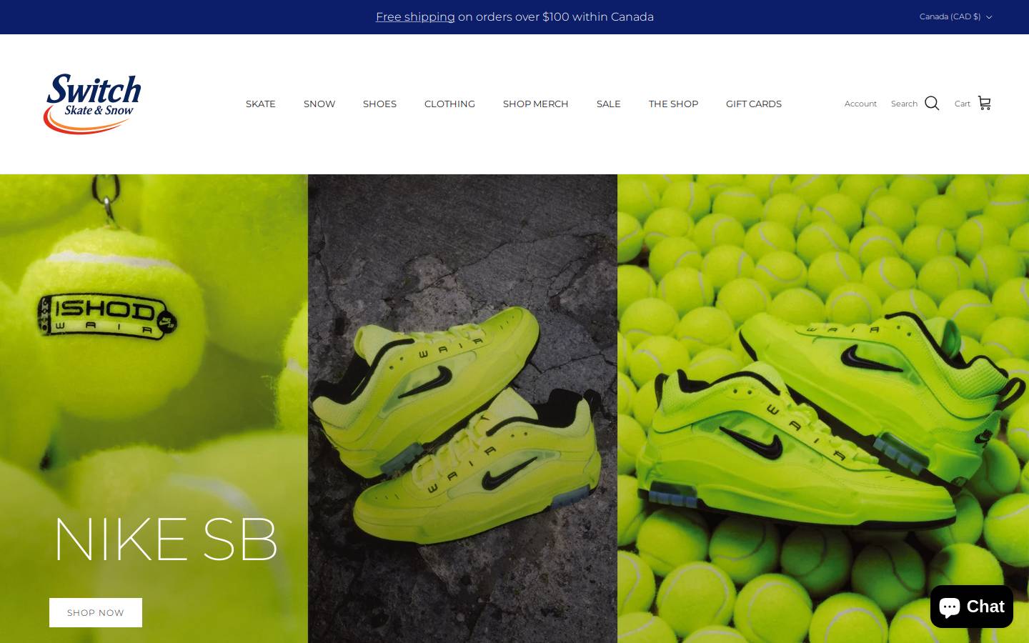 switchnow.ca homepage screenshot