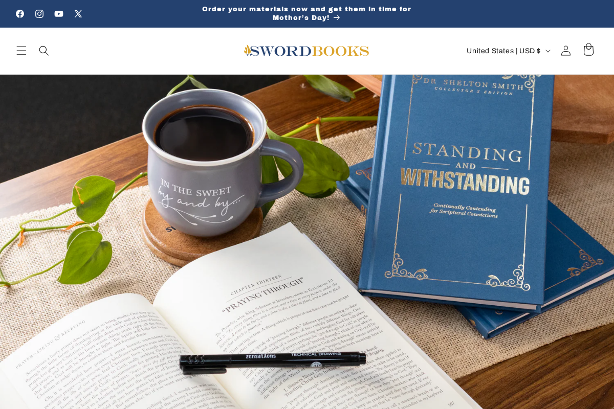 Sword of the Lord Publications homepage screenshot