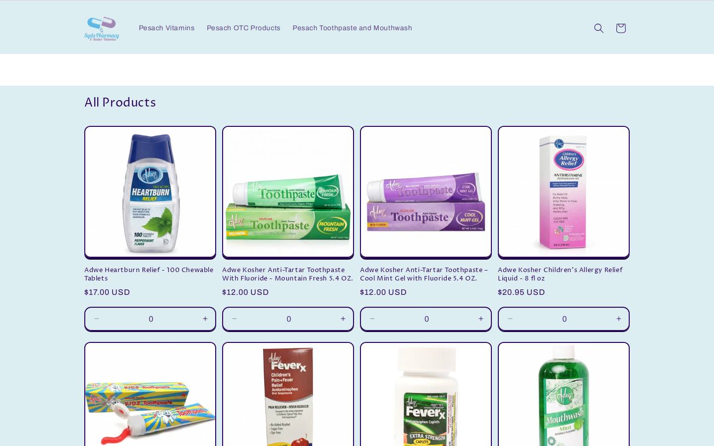 sydsfast.com homepage screenshot