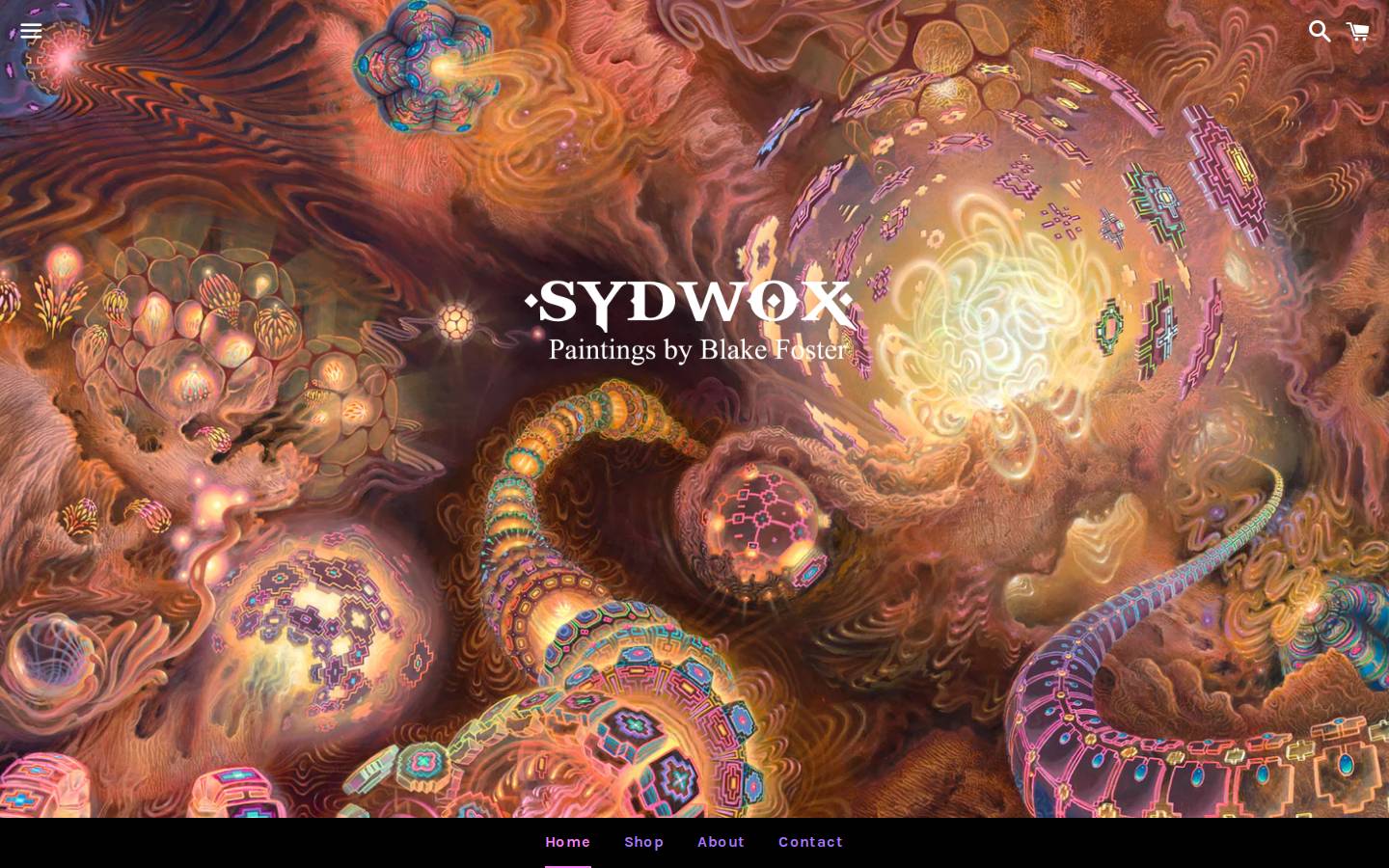 sydwox.com homepage screenshot