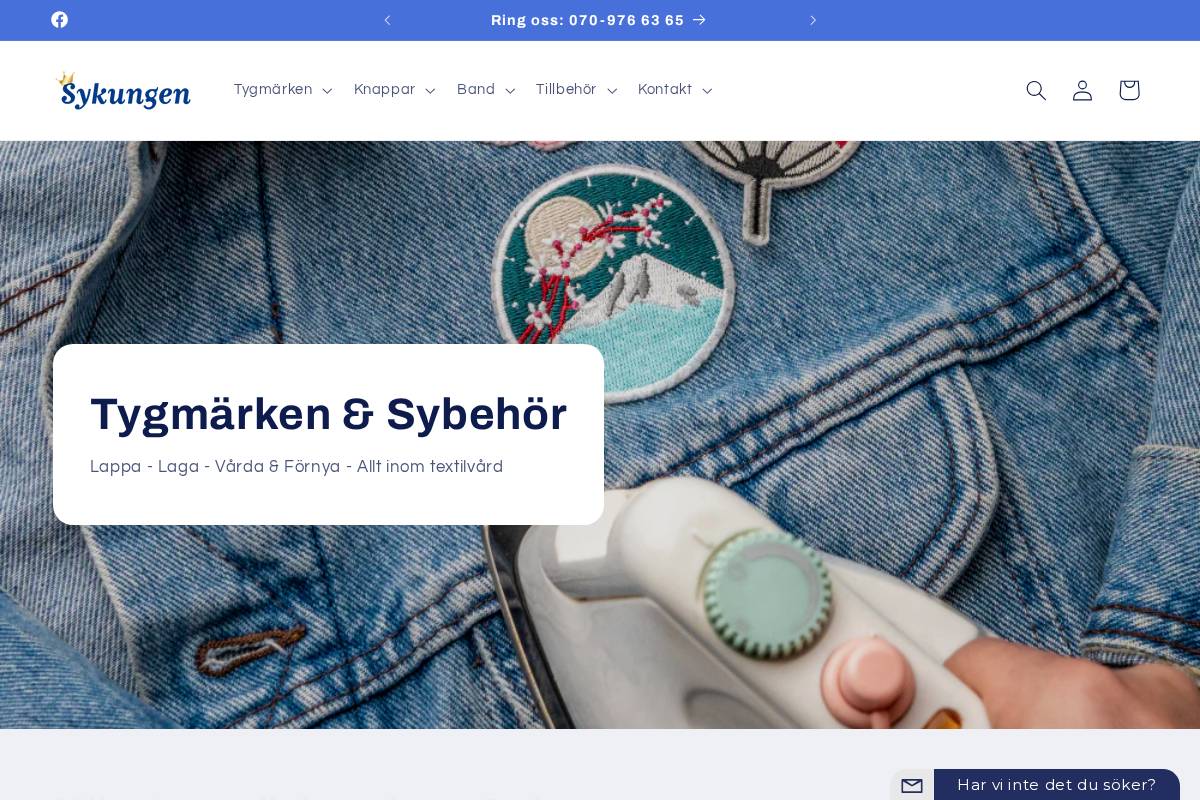 Sykungen homepage screenshot