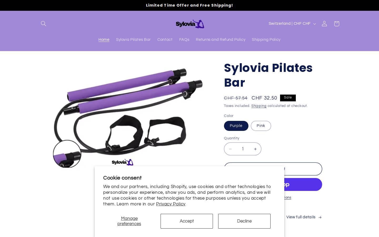 syloviashop.com homepage screenshot