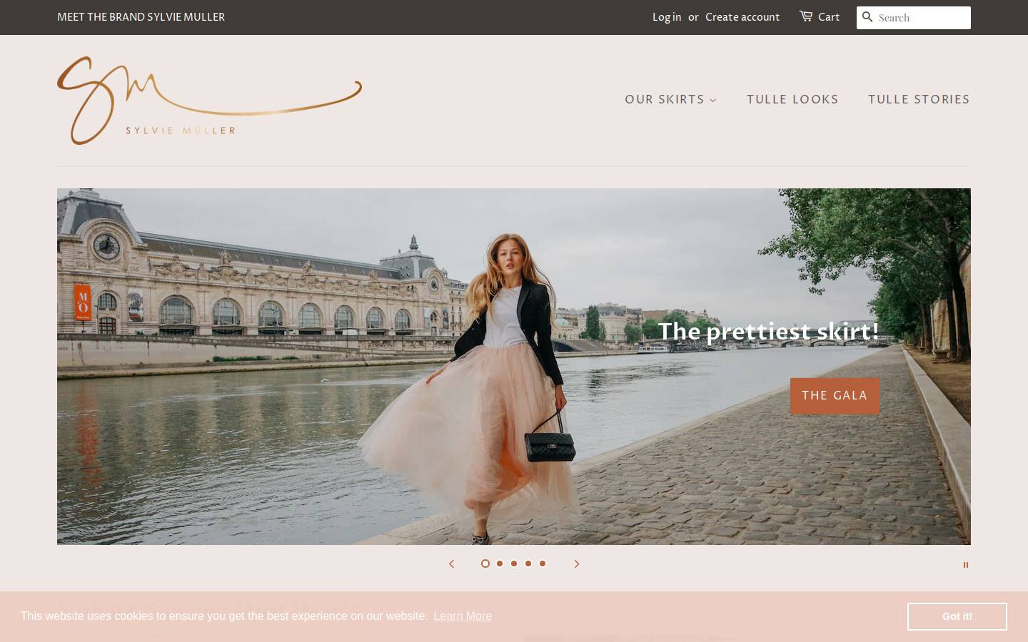 sylviemullerofficial.com homepage screenshot