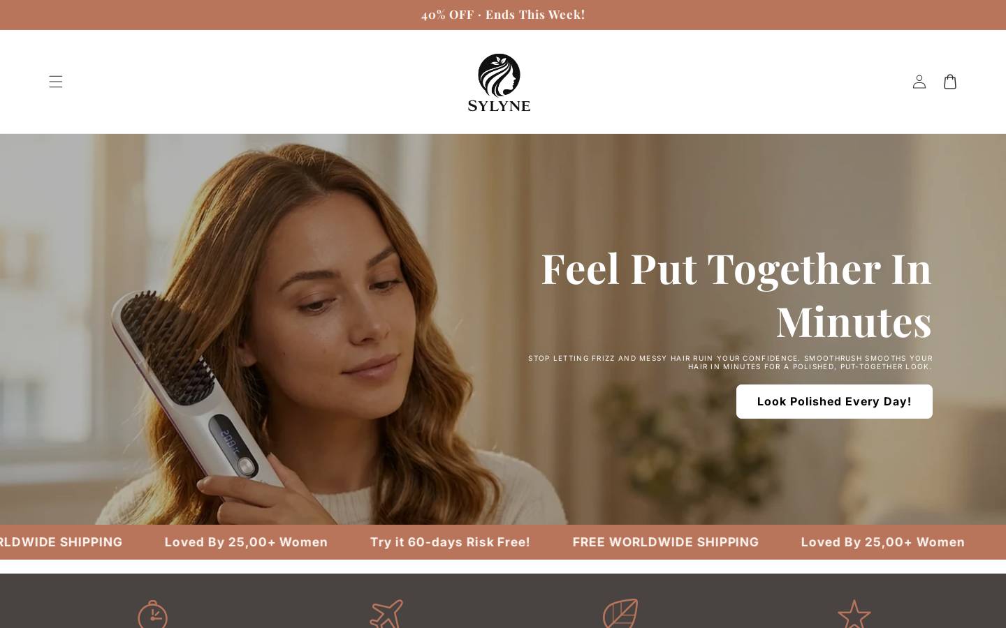 sylyne.com homepage screenshot