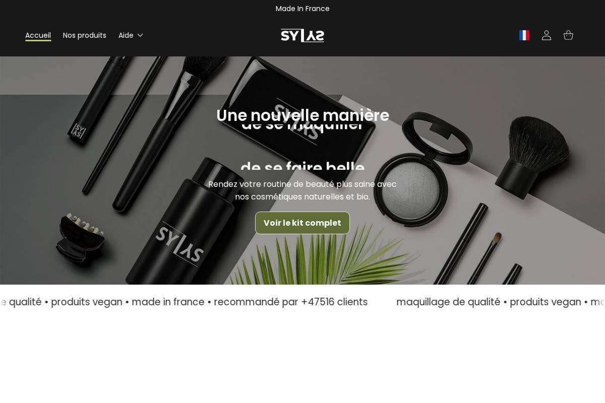 sylys.fr homepage screenshot