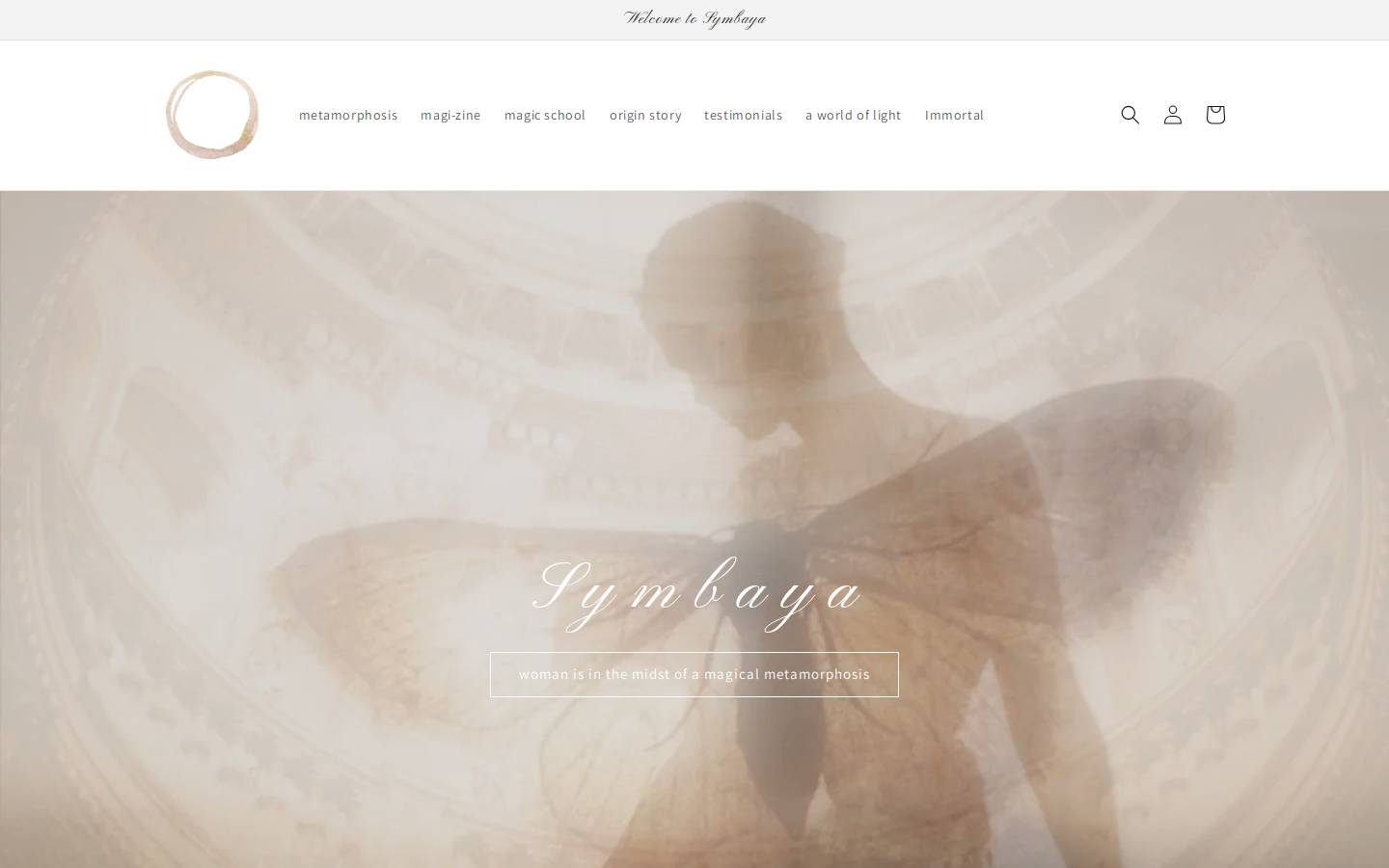 symbaya.com homepage screenshot