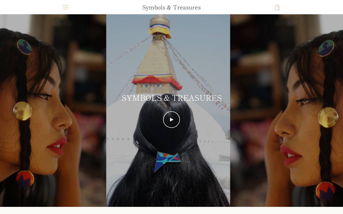 symbolstreasures.com homepage screenshot