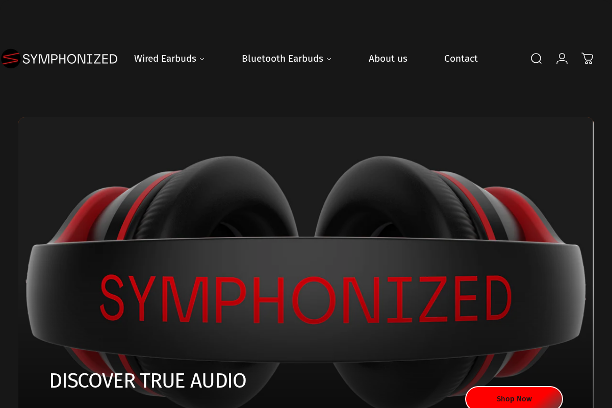 symphonized.com homepage screenshot