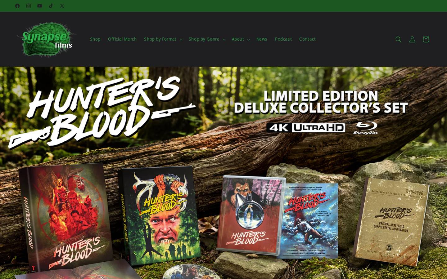 synapsefilms.com homepage screenshot