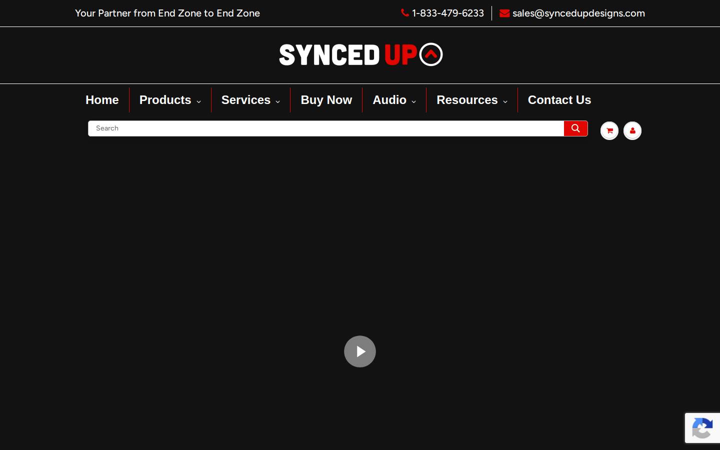 syncedupdesigns.com homepage screenshot