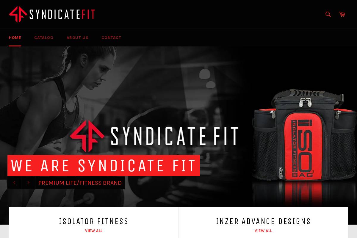 syndicatefit.com homepage screenshot