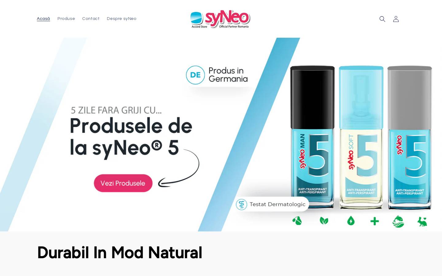 syneo.ro homepage screenshot
