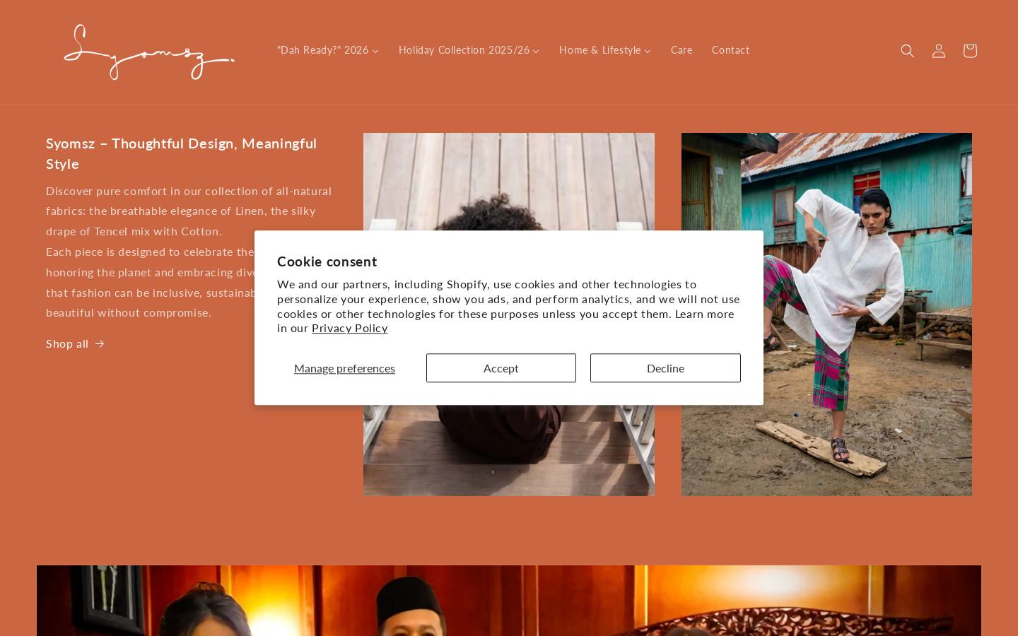 syomsz.com homepage screenshot
