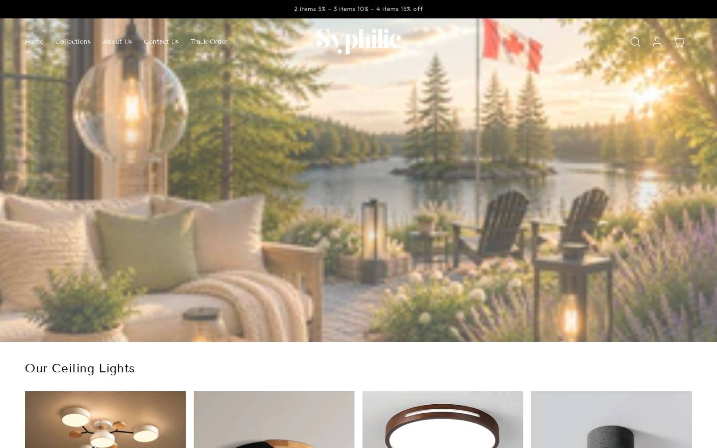Syphilic homepage screenshot