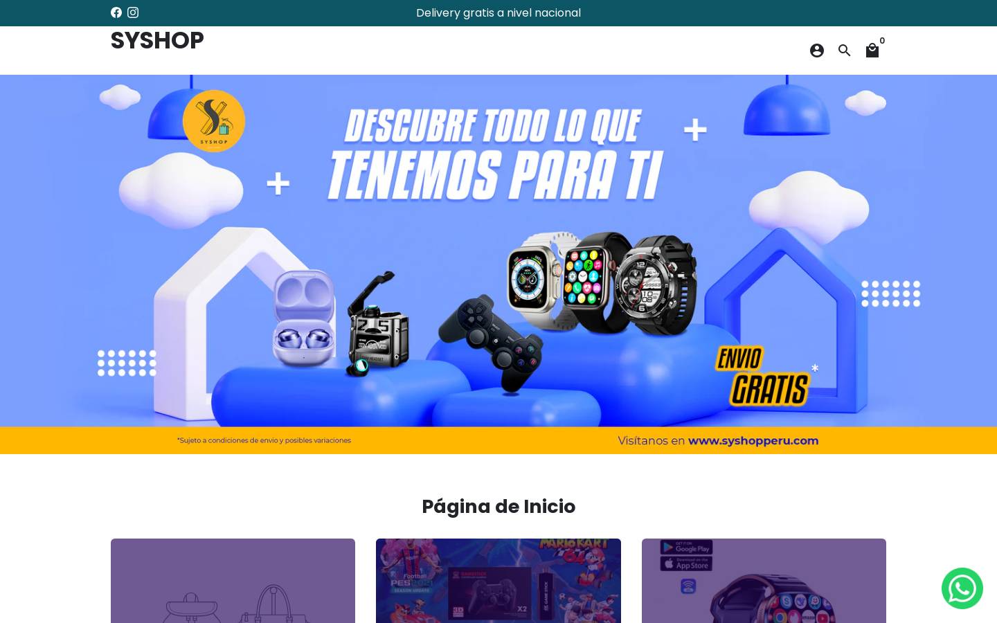 syshopperu.com homepage screenshot