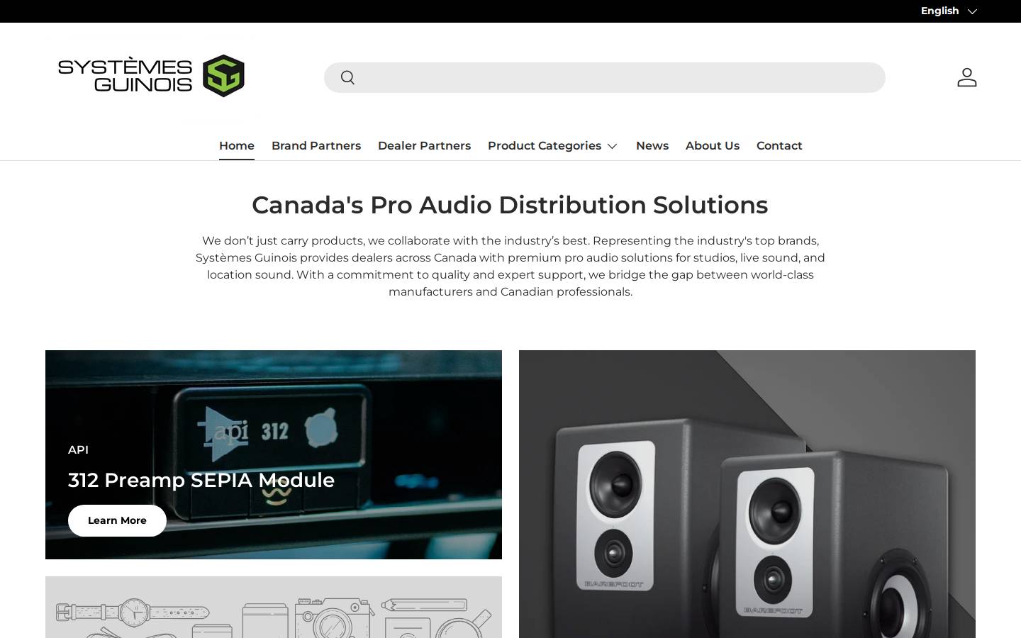 systemesguinois.com homepage screenshot