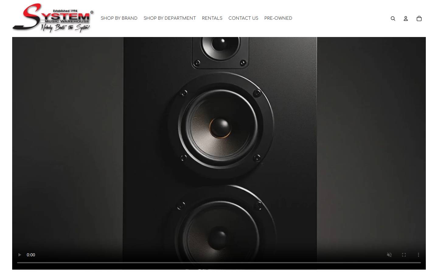 systemmusic.ca homepage screenshot