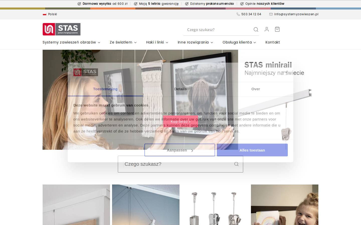 systemyzawieszen.pl homepage screenshot