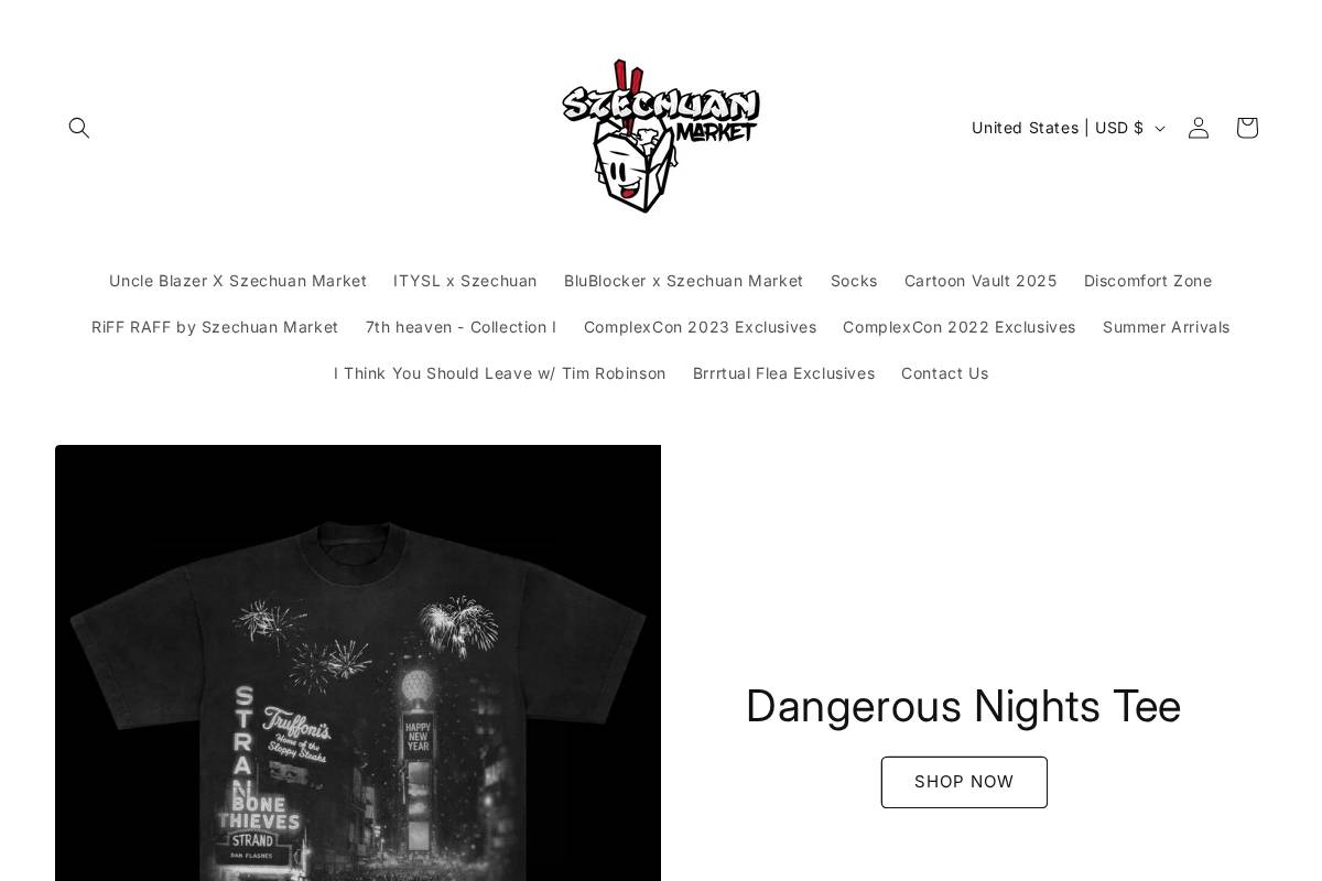 szechuanmarket.com homepage screenshot