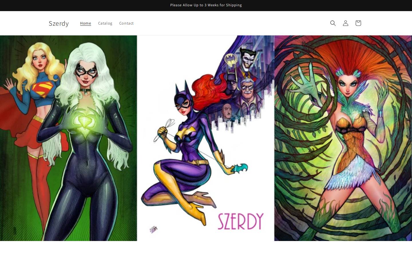 szerdy.com homepage screenshot