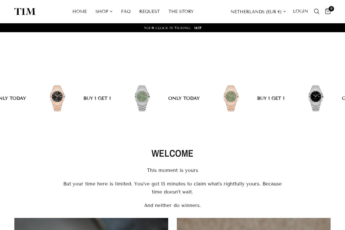 T1M homepage screenshot