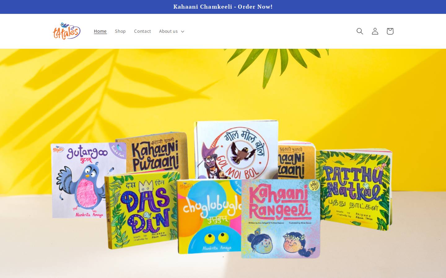 t4tales.com homepage screenshot