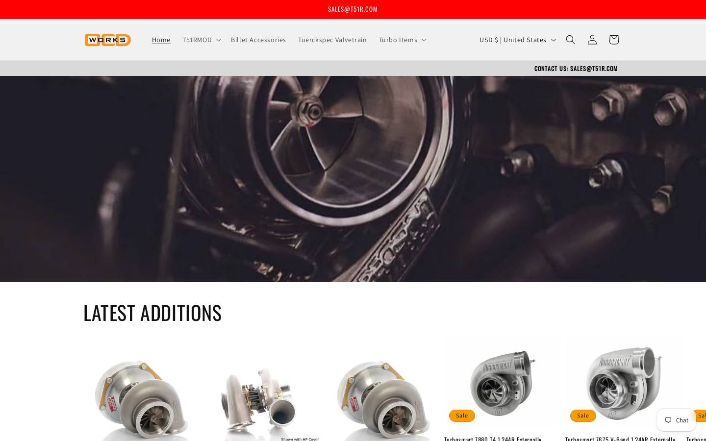t51r.com homepage screenshot