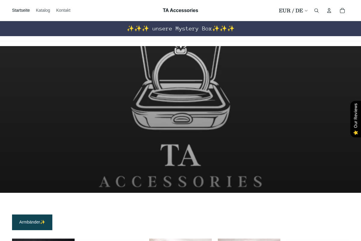 taaccessories.com homepage screenshot