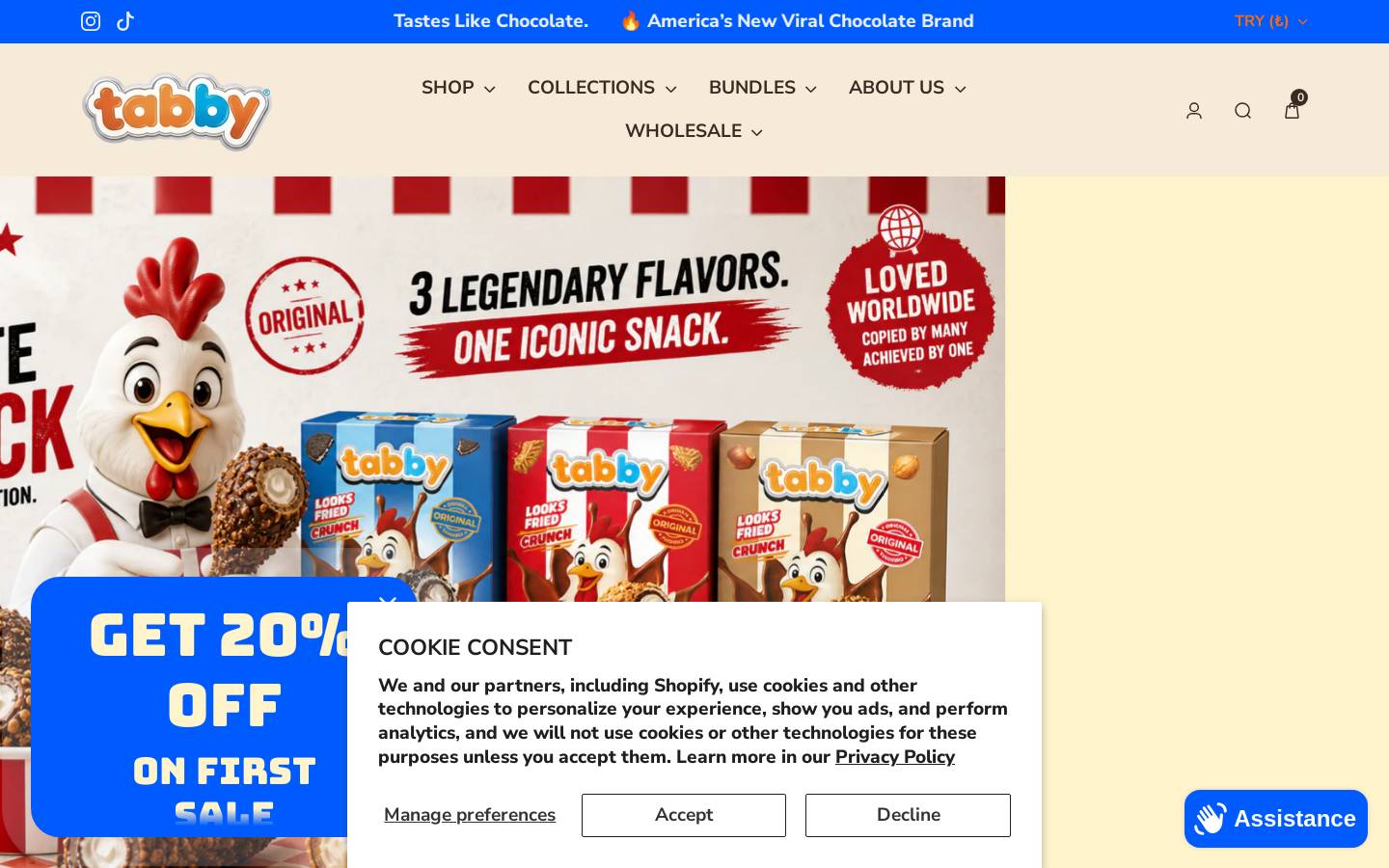 tabbytabby.com homepage screenshot