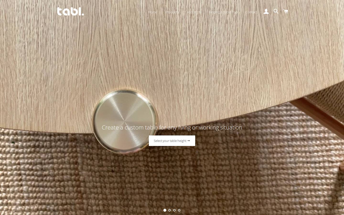 Tabl homepage screenshot