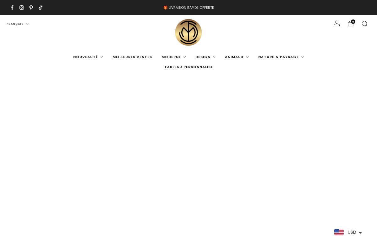 Tableau Deco Moderne homepage screenshot