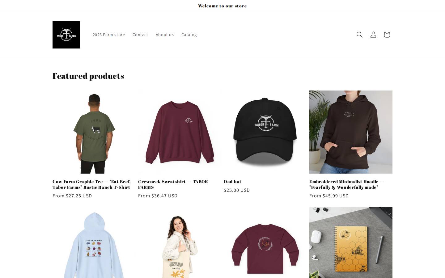 taborfarmsky.com homepage screenshot