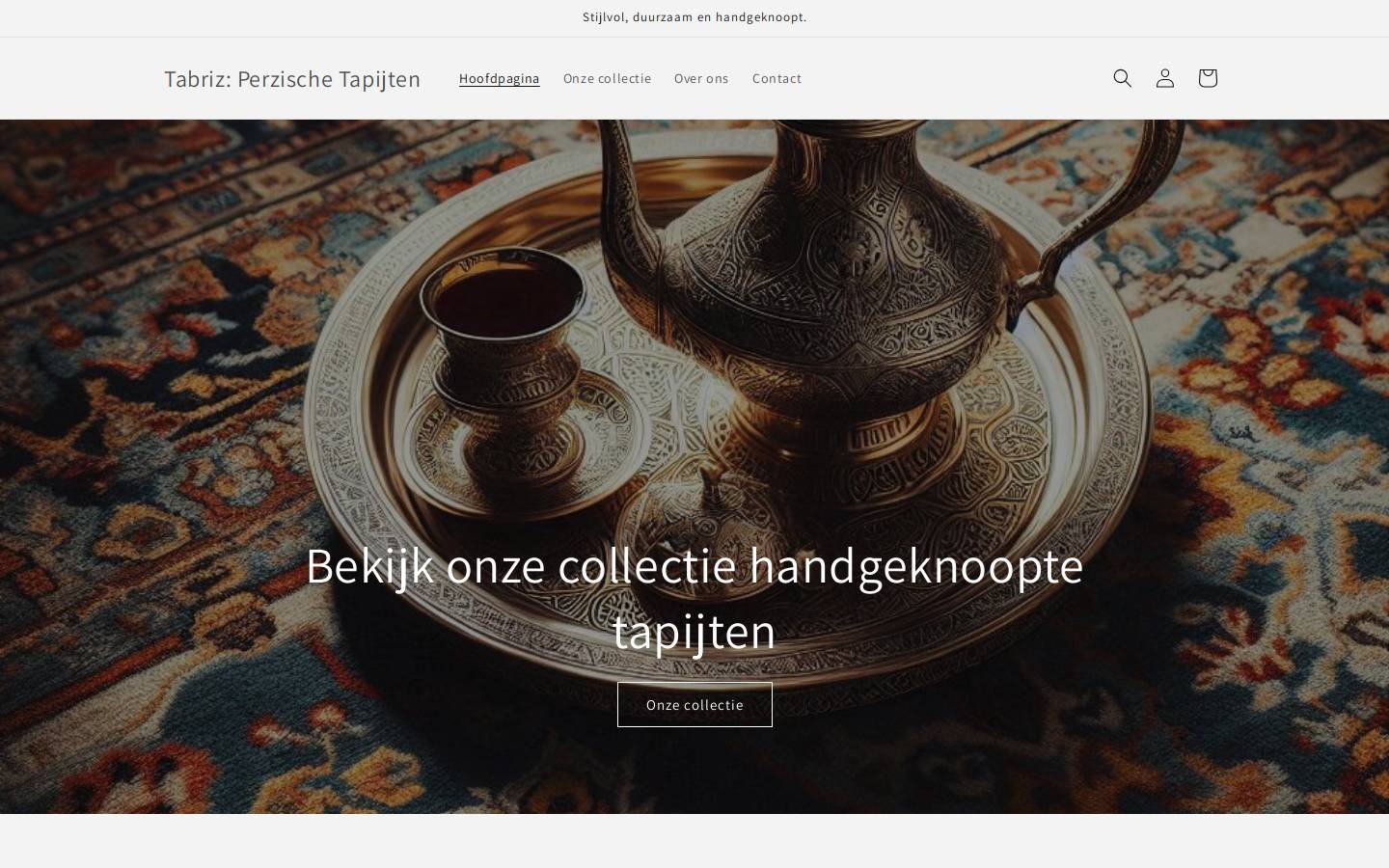 tabriz.nl homepage screenshot