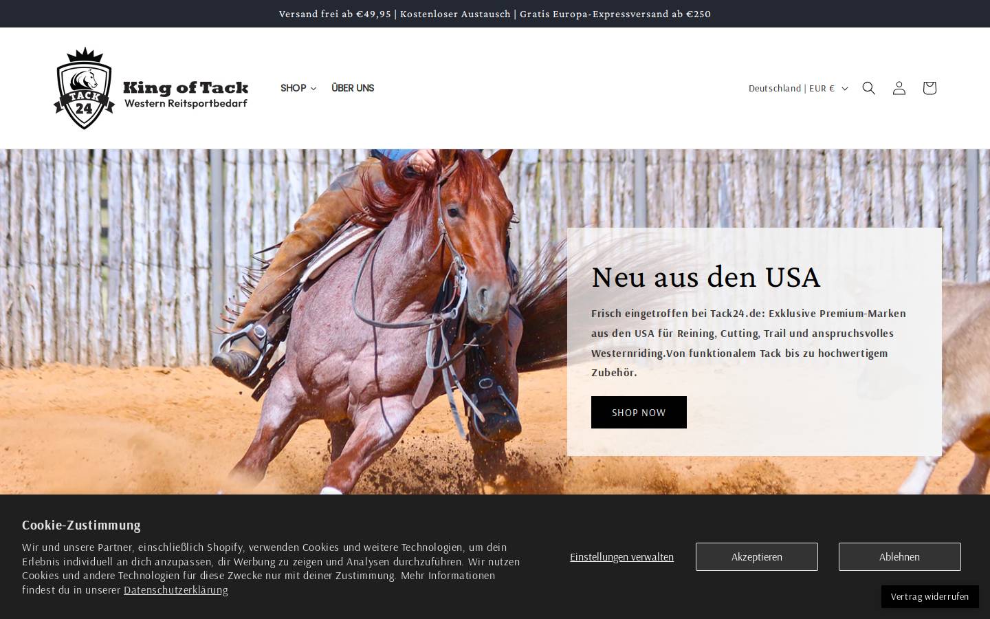 tack24.de homepage screenshot