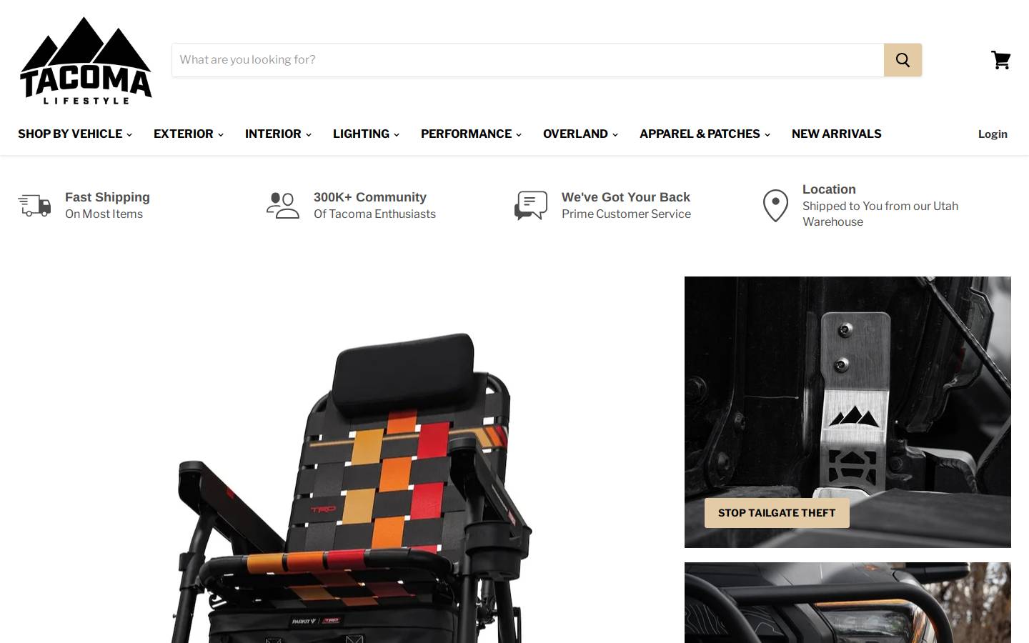 tacomalifestyle.com homepage screenshot